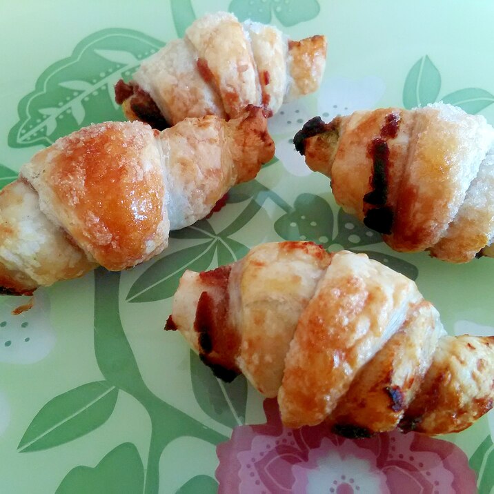 冷凍パイシートで あんクロワッサン レシピ 作り方 By うーころちゃん 楽天レシピ